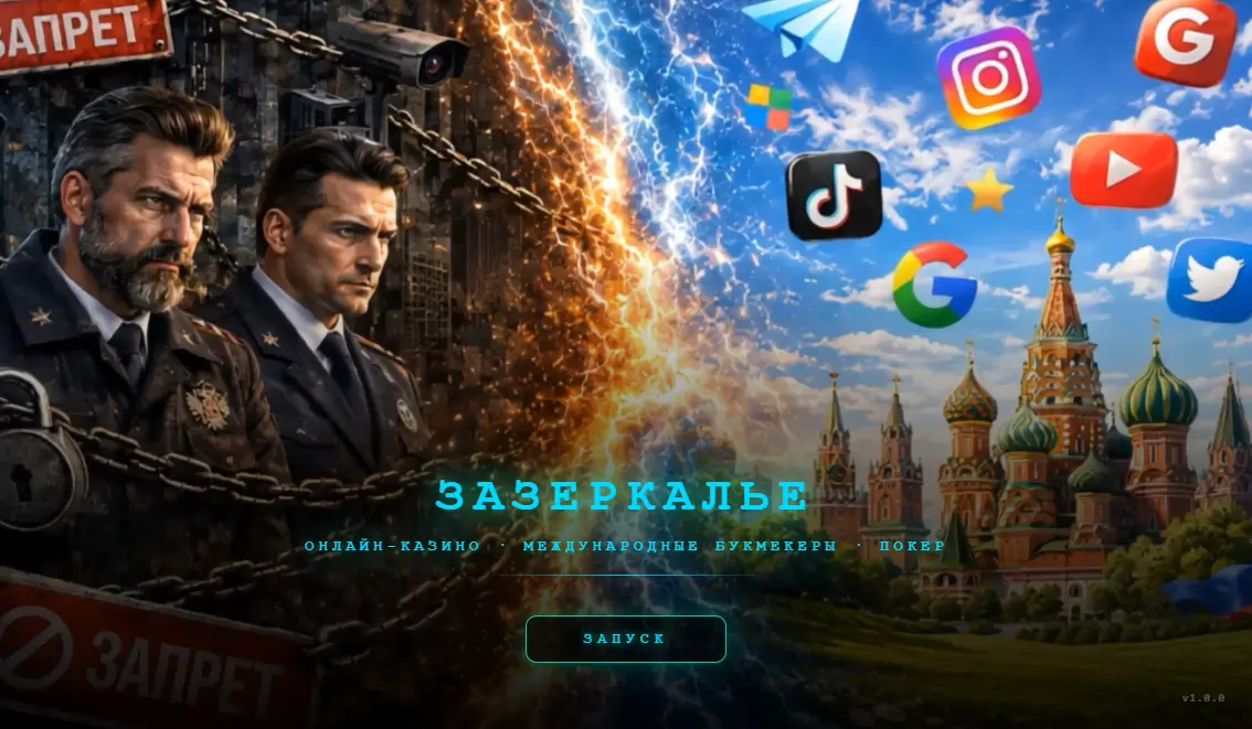 Зазеркалье — заставка приложения